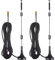 Antena WiFi de Dual Band 2,4 GHz 5 GHz 5,8 GHz 9 dBi Base magnética MIMO Conector Macho SMA de Alta Ganancia Antena para enrutador WiFi cámara IP de Seguridad (Paquete de 2)
