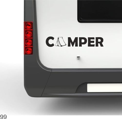 Camper mit Zelt zelten ca 30cm Hochwertiger Wohnmobil Aufkleber Camper Wohnwagen Womo Mobile
