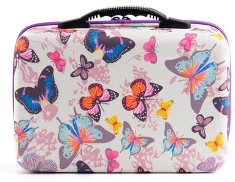 60 Bottles Essential Oil Storage Case 10ML Travel Essential Oil and Accessory Carrying Case Waterproof Hard Shell Bag EVA Nail Varnish Storage Bag Nail Polish Storage Box Foam Insert Organizer Tote