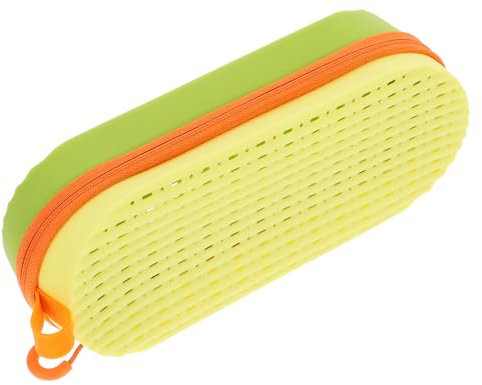 KOMBIUDA Schwimmbrillenetui Mit Ablauflöchern Tragbare Aufbewahrungsbox Für Schwimmbrillen Stilvolles Und Langlebiges Design Und Zitronengelb Für Praktischen Schutz Und Ordnung