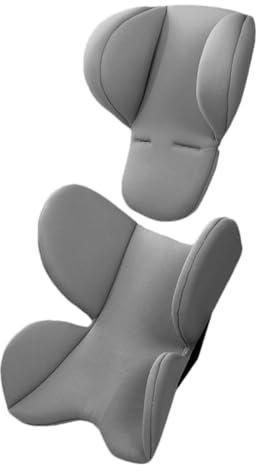 Paodduk Neugeborenen-Autositz-Kisseneinsatz, Neugeborenen-Autositz-Kopfstütze,Weiche Kinderwagen-Kissenpolster - Körperstützende Kopfstütze, Autositz-Kopf- und Körperstütze für Autositze, Kinderwagen,