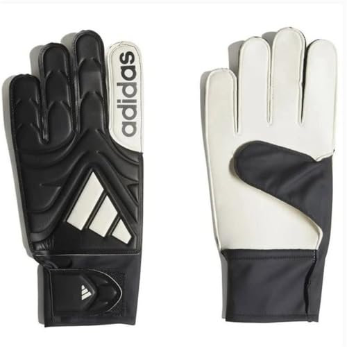 adidas Unisex COPA Goalkeeper Gloves Club JUNIOR, Black/White, 5