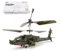 BAUBAUPLAY RC Hubschrauber, S109H Ferngesteuertes Helicopter, 2.4G 3CH Zweimotorig Militär Hubschrauber mit Nacht Navigationslichter Spielzeug Geschenk für Erwachsene - RTF