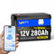 WattCycle 12V 280Ah LiFePO4 Lithium-Batterie mit Bluetooth im Mini-Format, integriertes 200A BMS, Zellen mit EVE A+ Nennwert, Schutz vor niedrigen Temperaturen, 15.000+ Zyklen, ideal für Wohnmobile