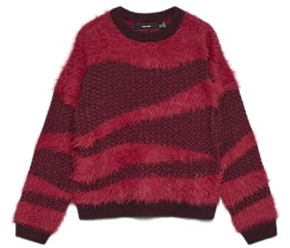VERO MODA Damen Vmcallie Ls O-Neck Pullover Vmcallie Ls O-Neck Pullover (1er Pack)