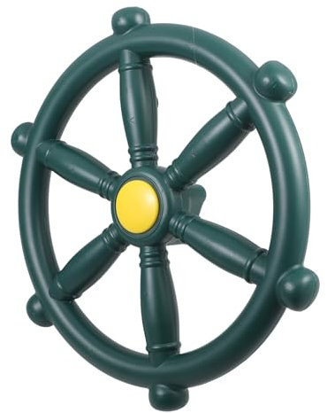 HAWILLOSCH Rundes Spielplatz-lenkrad Für Schaukeln Outdoor-spielplatzzubehör Für Farbenfrohes Design Realistische Drehbewegung Geeignet Für Garten Und Hinterhofspielsets