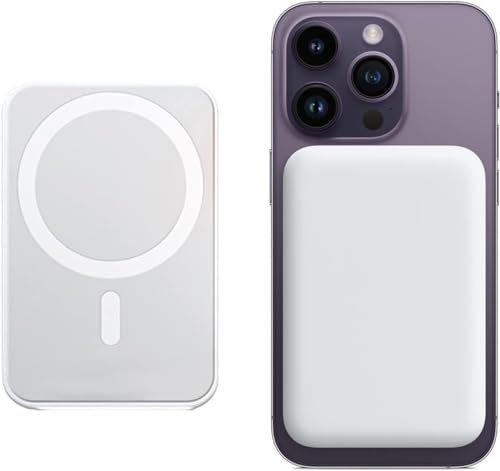 Power Bank 10000mAh Magnético Bateria Externa, Inalámbrico PD 22.5W Carga Rapida Inalámbrico Cargador Carga inalámbrica, Compatible con iPhone 16/15/14/13/12/ Pro/Pro MAX,Android