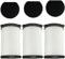 YUETTYY 3 filtri di ricambio adatti per Cecotec per Conga Thunderbrush 520 550 560 Ariete Handy Force 2761 2759 RBT Ricambi Accessori Filtro Hepa