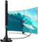AtomDream Tech Antena TV Interior 4K con Base Magnética – Antena TDT Digital Omnidireccional 360°, Cable Coaxial 5M, Compatible con Smart TV, Fácil Instalación y Alta Estabilidad