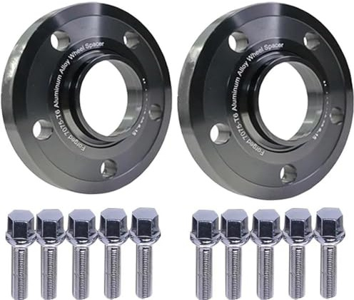 Wheel Spacer Adapters 2 Pezzi T6-7075 15/20MM 5x112 66.6 Distanziale Ruota Centrica Con centro Con Bulloni Ruota Estesi Per Mercedes Per Benz cerchi in lega auto(2PCS 7075 20mm)