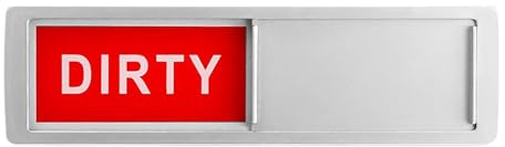 Dishwasher Magnet - Clean Dirty Sign, Scratch Resistant, Strong Adhesive | Options Display, Strong Sign For Kitchen Dishwasher, Refrigerator, Slim, Practical, Clear, Bold, Colored Text