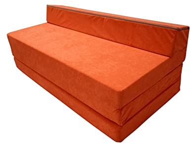 Natalia Spzoo Klappmatratze 200x120x10 cm - Premium Schaumstoff Gästematratze für Zwei Personen, Faltbare Bodenmatratze, Schaumsofa - Optimal für Übernachtungsgäste