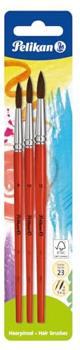 Pelikan - Pinceaux Série 23, Taille: 8, 10 et 12