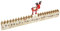 Wooden Christmas Reindeer Advent House Countdown Calendar 48cm