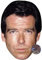 Pierce Brosnan (Young) Maske aus Karton
