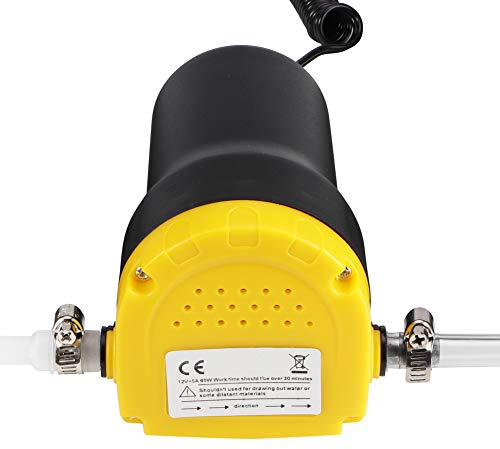 Haofy Oil Suction Pump, DC 12V 60W Fuel Extractor Pump, 250L/Hour for Auto Car Boat Motorbike Truck