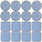 TheStriven 16 piezas Deslizadores de Muebles Almohadillas para Mover Muebles Protectores de Piso die Deslizadores Patín Deslizador para Muebles Deslizadores de Teflón para Silla, Mesa, Sofá (A)