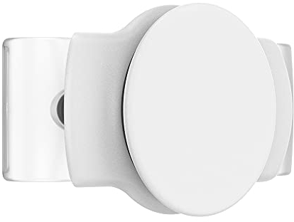 PopSockets: PopGrip Slide Stretch Nicht Haftender Handygriff & Stand mit Austauschbarem PopTop nur für Handys mit Abgerundeter Hülle - White