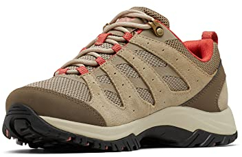 Columbia Redmond 3 Chaussures Basses De Randonnée Et Trekking pour Femme, Marron (Pebble x Scorched Coral), 41 EU