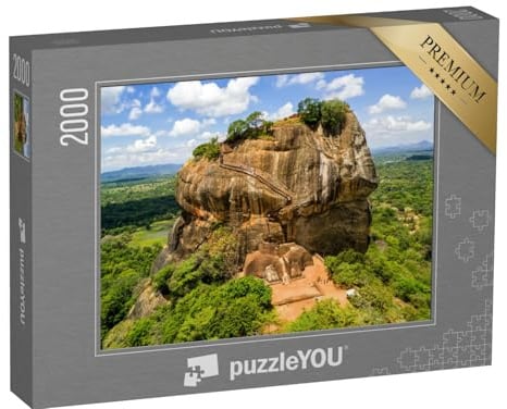 puzzleYOU: Puzzle 2000 Teile „Löwenfelsen Sigiriya, Dambulla, Sri Lanka“ – aus der Puzzle-Kollektion Sri Lanka