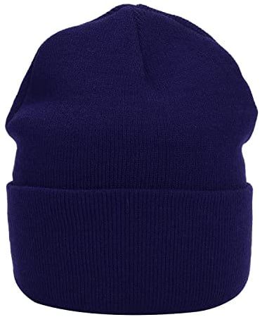 MASADA Damen und Herren Beanie Winter-Mütze - Navy-blau