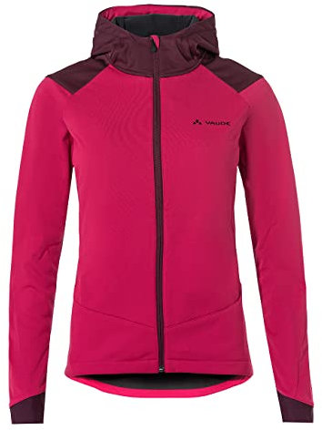 VAUDE Damen Women's Qimsa Softshell Jacket, Crimson Red, 42 EU