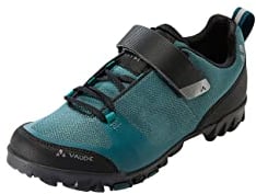 VAUDE atmungsaktive Fahrradschuhe Damen TVL Pavei 2.0 grün Gr. 40, stylische Rennradschuhe Damen für Radreisen oder Tagestouren, bequeme SPD Radschuhe, ganzjährig einsetzbar