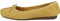 Clarks Women's Freckle Ice Ballet Flats, Yellow Suede, 5 UK