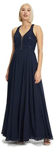 Vera Mont Damen Abendkleid mit Pailletten Night Sky,40