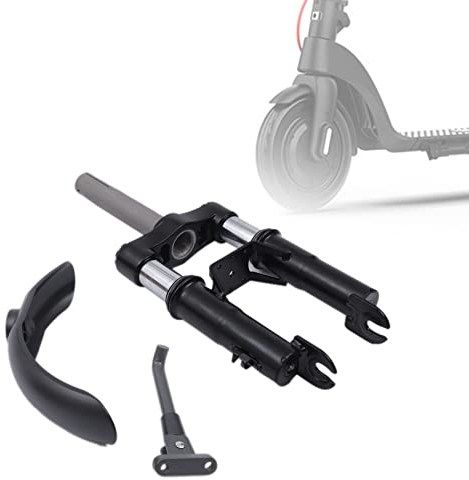 SHZICMY Elektroroller Federung Vorderradgabel Kit Roller Gabel Vorne + Stoßdämpfer + Ständer + Schlammschutzset für M365 / PRO Pro2