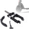 SHZICMY Elektroroller Federung Vorderradgabel Kit Roller Gabel Vorne + Stoßdämpfer + Ständer + Schlammschutzset für M365 / PRO Pro2
