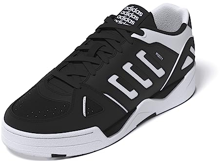adidas Herren Midcity Low Shoes Basketball-Schuhe, core Black/Cloud White/core Black, 43 1/3 EU