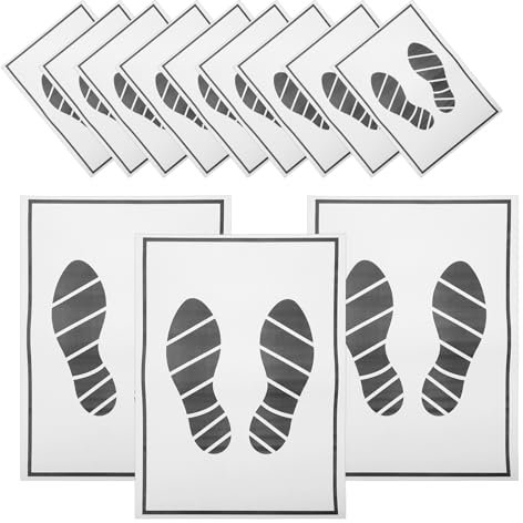 BESPORTBLE 25 Pièces Tapis De De Voiture Jetables Tapis De Automobile Tapis De Voiture Portable Tapis De Papier Tapis De Pied De Véhicule pour La Protection des Voitures des SUV Et