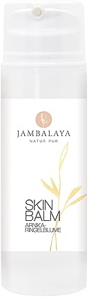 Jambalaya Skin Balm Arnika & Ringelblume 100 ml – Reichhaltiger Hautbalsam zum Pflegen & Beruhigen für trockene & beanspruchte Haut, intensiv feuchtigkeitsspendend – Naturkosmetik