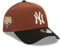 New Era New York Yankees MLB Harvest World Series 2009 Brown Black 9Forty A-Frame Snapback Cap - One-Size