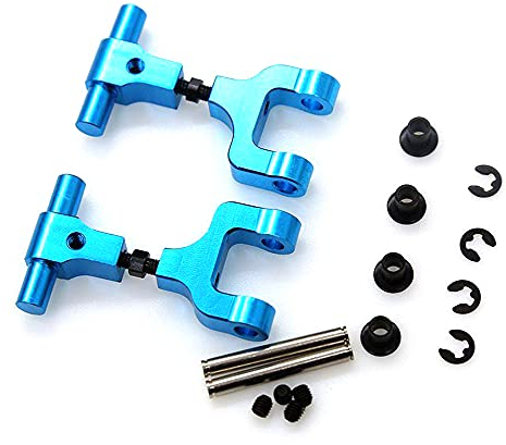 Bluerare 2 Stück Metall Hintere Obere Querlenker Schwinge für Tt-02 Tt02 Tt02T 1/10 Rc Auto Upgrade Teile, 2