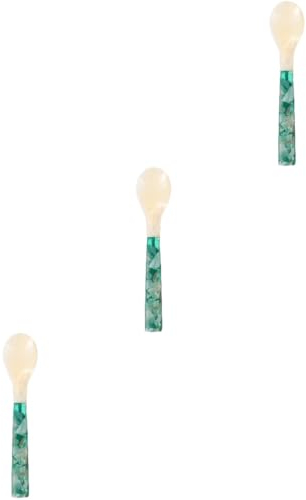 Ciieeo Lot De 3 Cuillères De Style Chinois Réutilisables Pour La Maison Le Café Le Thé Glacé Le Dessert La Vaisselle