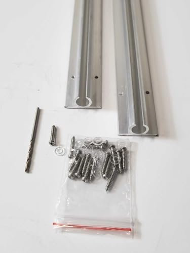 VW Campervan Motorhome Caravan Awning C Rail Channel strip 1.2m 2.4m 3.6m (2 x 1.2m (holes and screws))