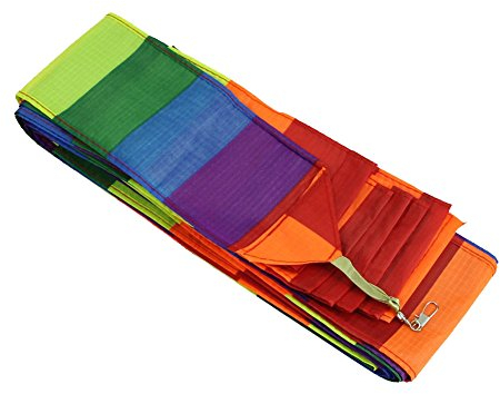 MOLERRI Super Nylon Lenkdrachen Schwanz Regenbogen Linie Kite Zubehoer Kinder Spielzeug