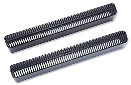 ZEMNLO 2PCS Seat AC Heat Floor Air Conditioner Duct Vent Outlet Grille Cover Trim, for Audi, for A6 C8 2018 2019 Autozubehör Luftkanalabdeckung unter dem Sitz