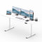 SANODESK Elektrischer Höhenverstellbarer Schreibtisch einfach mit Tischplatte, Memory Funktion und Haken, Schreibtisch Höhenverstellbar Elektrisch für Heimbüro, Homeoffice und Hause(200 x 80cm, weiß)