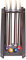 Pool Queue Halter, Holz Billard Queue Halterung Pool Queue Wandqueuehalter hält 8/10 Sticks Billardtisch-Zubehör Organizer (8 Löcher)