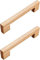 Generisch 2 Stück Holz Küchenschrank und Schubladengriffe, Möbelgriffe mit Schrauben für Schranktür, Möbel, Schubladen, Schlafzimmer, Länge 10,2 cm (A, Hole Centers:192mm)