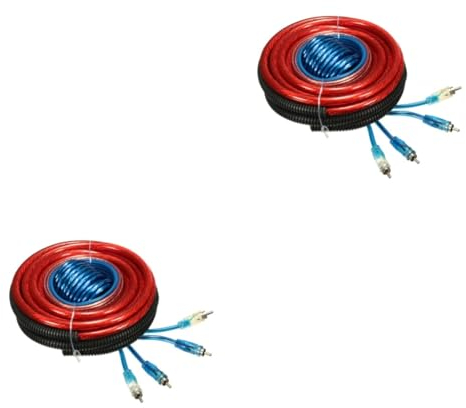 JECOMPRIS 2 Stück 4 4-gauge-verstärker-kit Installationsdrahtverdrahtung Verstärker-installationssatz Auto-stereo-installationssatz Hochleistungsverstärker-kit Verstärker Installieren Kabel