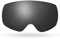 JetBlaze Ersatzgläser für Skibrille mit Wechselglas Sphärisch Verspiegelt Silber Linse