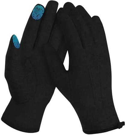Kiiwah Guantes Mujer Invierno Cálidos Pantalla Táctil Térmicos Con Forro Polar, Prueba de Viento Movil Tactil Para Aire Libre Esquí Running