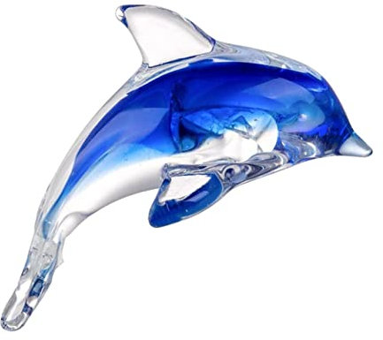 PRETYZOOM Decoración De Delfines Esmalte De Colores Adorno De Delfín Pequeño para Escritorio Figura De Delfín para Decoración De Hogar