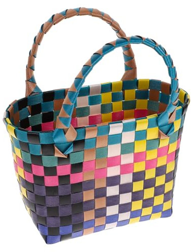 Ciieeo Eleganter Aufbewahrungskorb Aus Seegras Korb Für Obst Brot Rustikal Bunt Für Partys