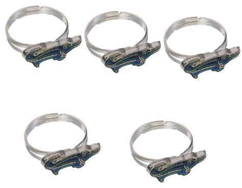 DEARMAMY 5stücke Delicate Female Color Changing Mood Für Damen Verstellbar Epoxidharz Als Für Partys Geburtstage Und Besondere Anlässe