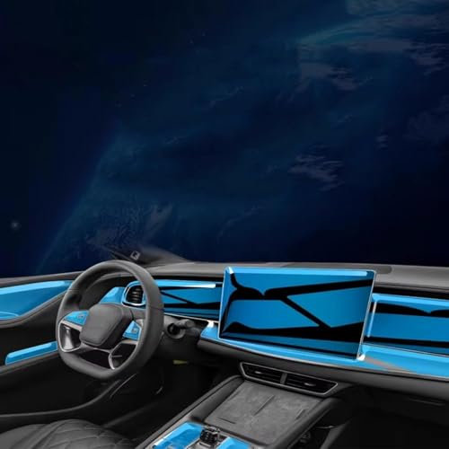 YRTJINYQ Transparente TPU-Folie, Auto-Innenaufkleber, Konsole, Armaturenbrett, Displayschutzfolie, Auto-Dekor-Zubehör, für BYD Sealion 07 EV